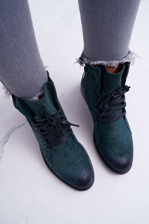 Ženské ploché podpätky Dámske podpätky zelené teref