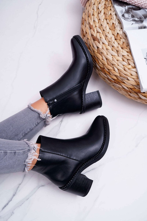 Dámske topánky na duo čierneho stĺpu