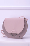 Monnari růžová dámská taška na spojky s barevnými boky BAGA660