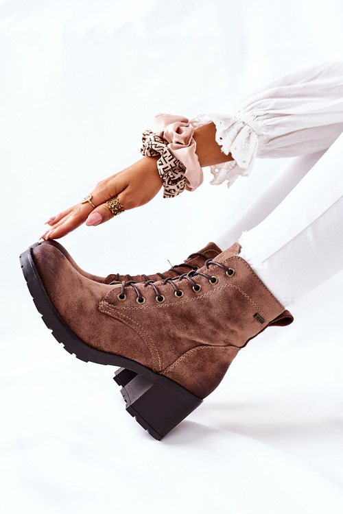 Dámske topánky na poštovom izolovanom semišovom béžovom béžovom dunaffe