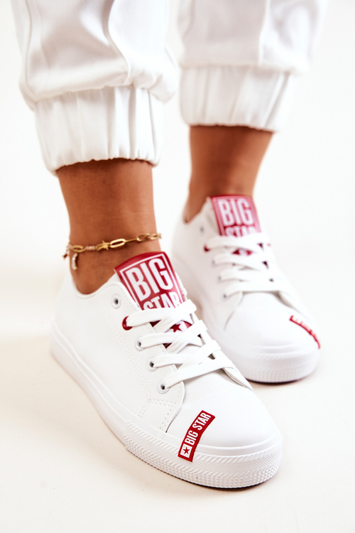 Dámska veľká hviezda JJ274165 Biele tenisky