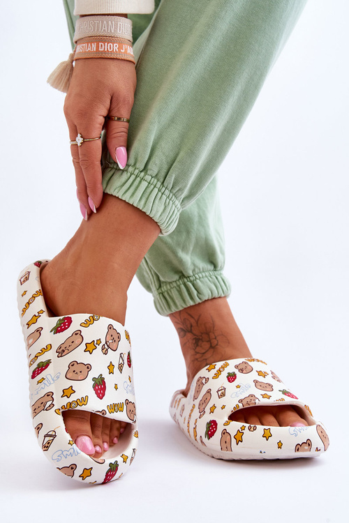 Dámske penové papuče v béžovej a béžovej zoey