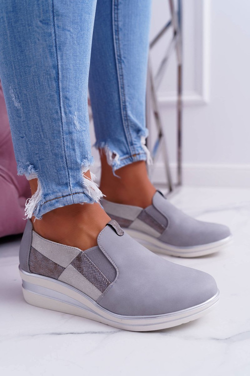 Women's Polobotky Slip On Sergio Leone PB231 Šedé Sparten