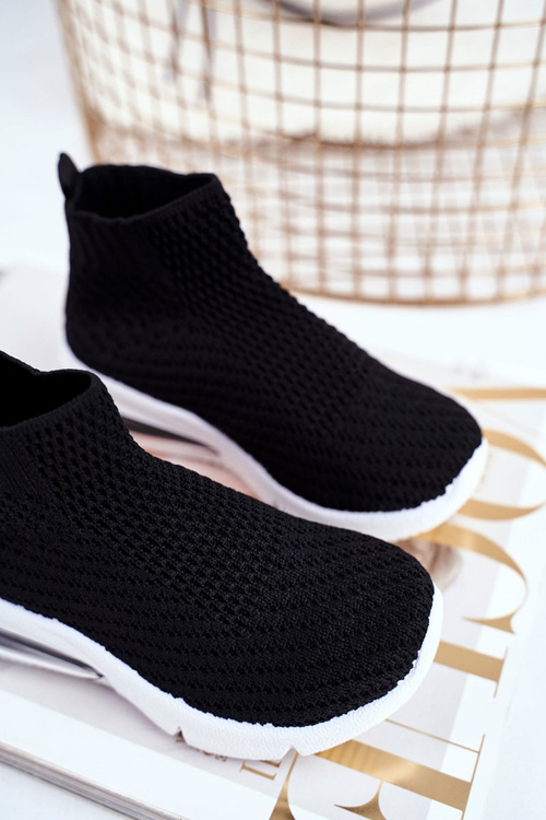 Dětská Sportovní Obuv Vysoká Černá Tobi