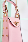 Malá dámska taška s dekoráciou Pink Ellies