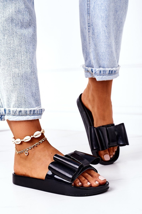 Gumové žabky s čiernym aprílom