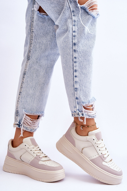 Dámske športové topánky na vysokej platforme ľahké Bexley