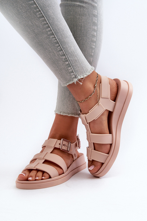 Voňavé Hladké Dámske Sandále ZAXY NN285006 Ružové