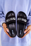 Veľká hviezda JJ274A263 Black Rubber Flip -flops