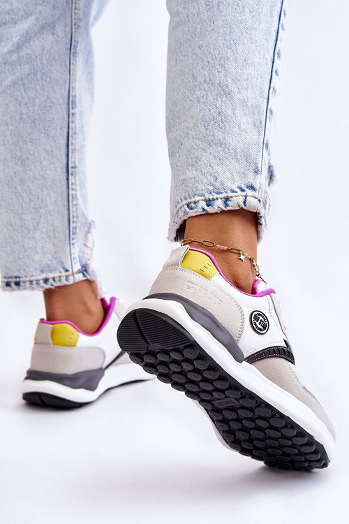 Dámske športové tenisky Veľká hviezda KK274099 Biela a béžová