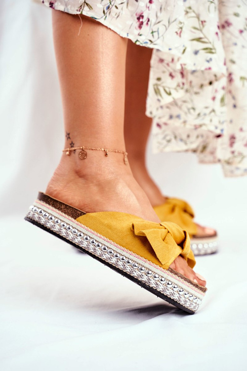 Dámske vysoké žlté Mortigo