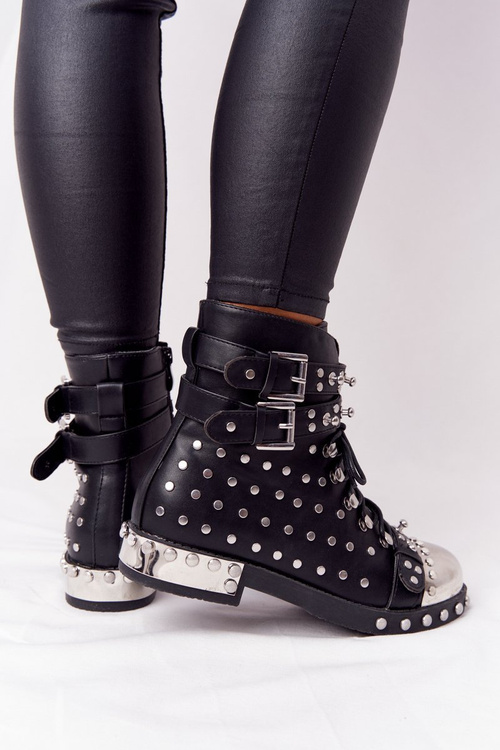 Dámské Tteplé Boty S Tryskami Černé Lu Boo