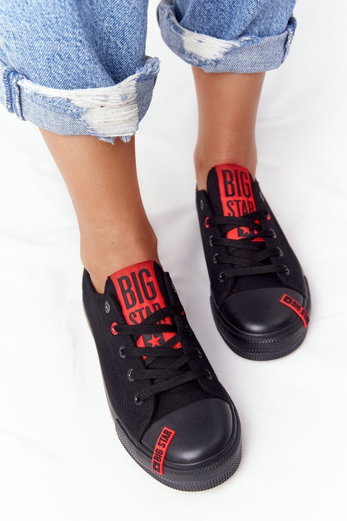 Dámska veľká hviezda HH274678 Čierne tenisky