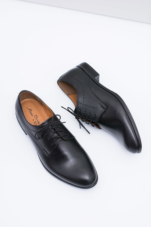 Elegant Men's Formal Black Footwear Damoste