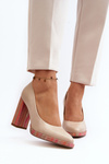 Lodičky Na Podpatku Laura Messi 2746 Beige