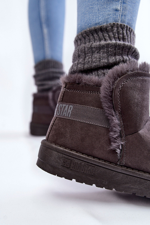 Dámské boty do sněhu Big Star KK274623 šedé