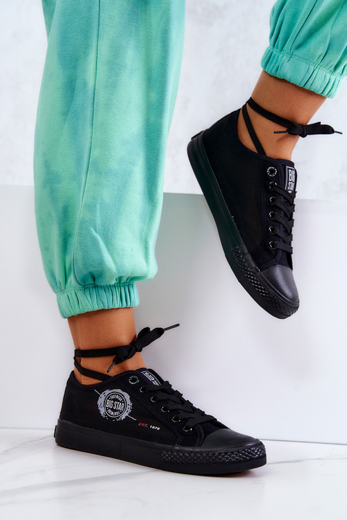 Dámske tenisky Veľká hviezda JJ274A256 Čierne tenisky