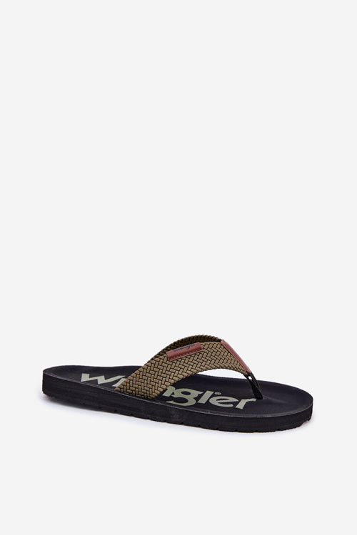 Pánské žabky WRANGLER ZANE FLIPFLOP MEN LOW 20251044.20251044.57B Zelené
