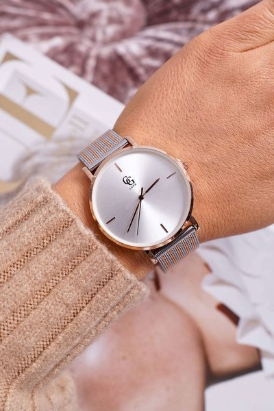 Dámské Hodinky GG Luxe Stříbrné Fiber