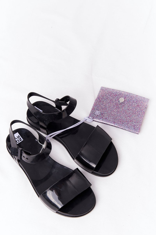 Voňavé Gumové Sandály Eco Friendly ZAXY HH285127 černé