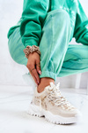Tenisky Na Masivní Podrážce Béžové Your Style