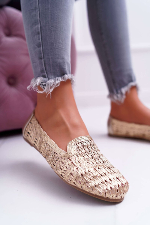 Dámské Baleríny Lu Boo Zlaté 4Ever