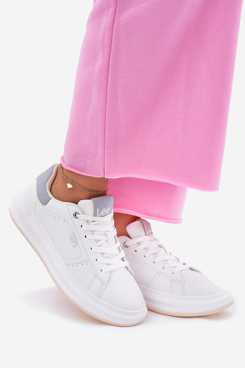 Dámske Sneakers Na Platforme LEE NAOMI WOMEN LOW 50251012.06K Biele