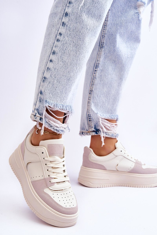 Dámske športové topánky na vysokej platforme ľahké Bexley