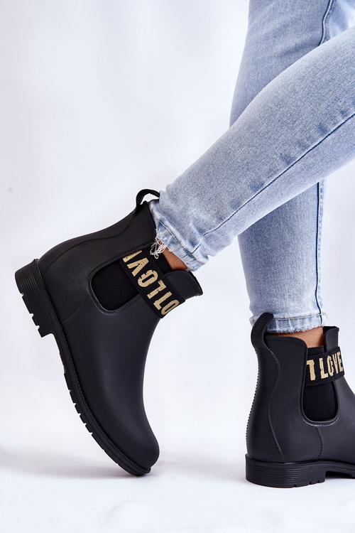 Dámské boty do deště černé Joline