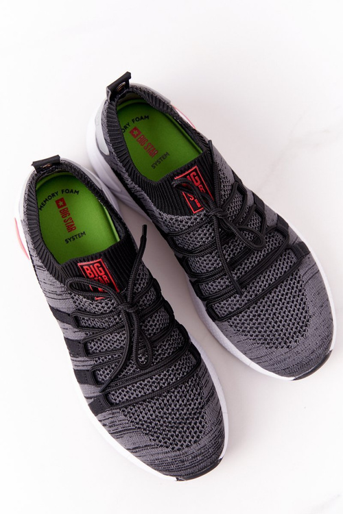 Dámské Tenisky Memory Foam Big Star HH274532 Tmavě Sedé