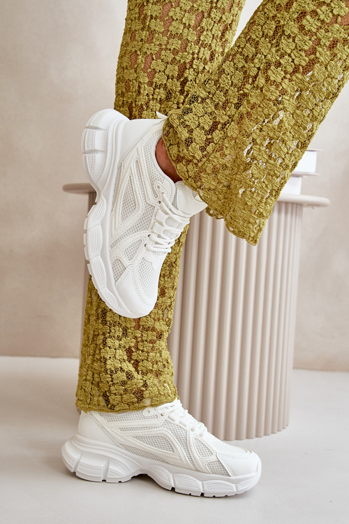 Dámske Športové Topánky Tenisky Biele Timoci