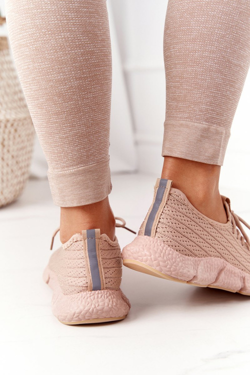 Dámská Sportovní Boty Sneakers Béžové Training