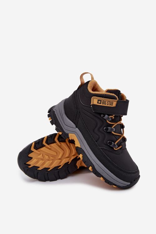 Detské Snehule Na Suchý Zips Big Star SS374013 Čierne