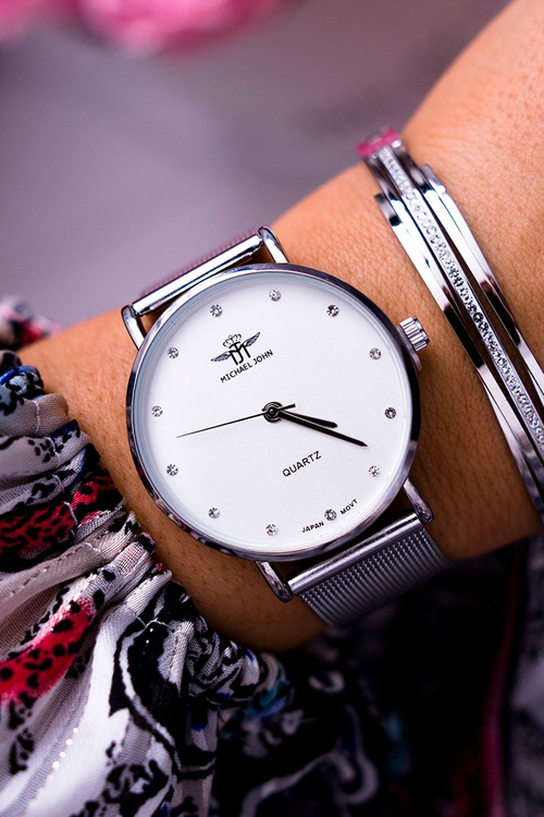 Dámské Hodinky Michael John stříbrné Dimaha