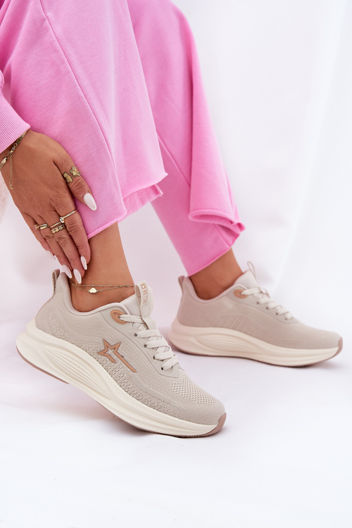 Sportovní Boty Tenisky Dámské Big Star RR274A145 HI-POLY SYSTEM Béžové