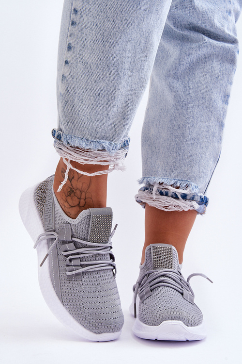 Dámské Sportovní Boty S Vkládáním Šedé Hold Me!