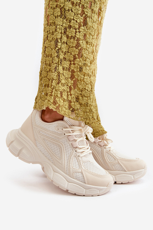 Dámske Športové Tenisky Béžové Timoci