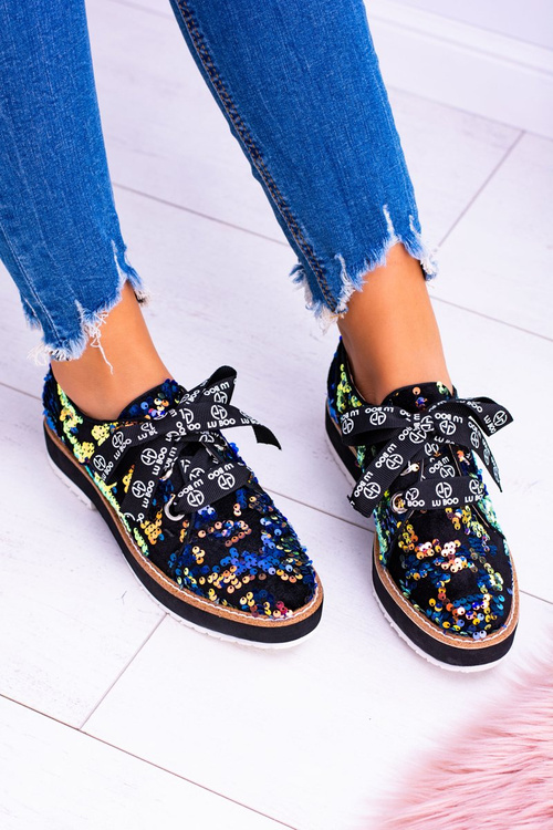 Lu Boo Dámske topánky Suede multikolor Moonlight