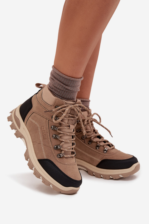 Dámské Trekingové Boty Big Star SS274095 Béžové