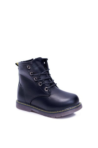 Dětské Boty Dívčí Chlapecká Obuv Teplé černé Ferrero