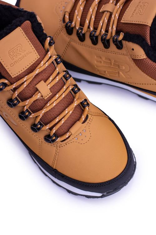 Pánská treková obuv tmavě teplé Camel Newlans2