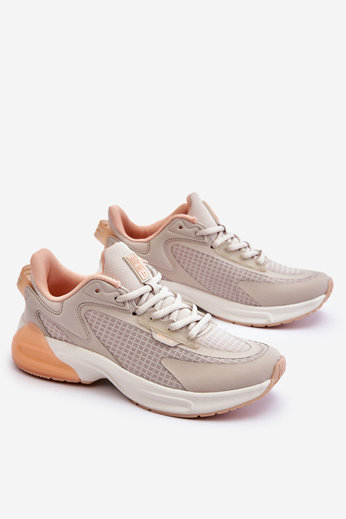 Pohodlná športová topánka Pamäť penový systém Big Star LL274336 BEIGE