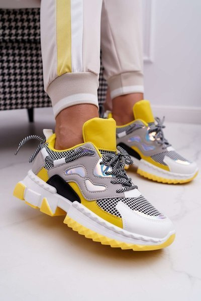 Dámská Sportovní Obuv, Barevné části Žluté Colored