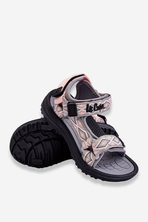 Dětské sandály Lee Cooper LCW-23-34-1681 Šedo-růžová