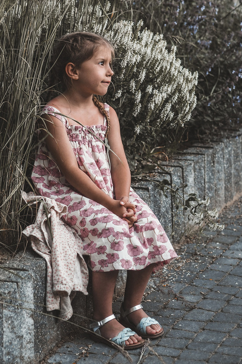 Detské sandále so suchým zipsom s prepletanými páskami modré Dianttha