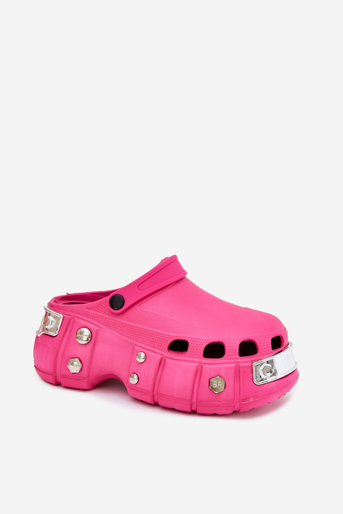 Dámské Pantofle Na Masivní Platformě Fuchsie Korina