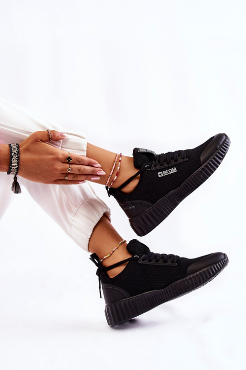 Dámske tenisky veľká hviezda KK274063 čierna