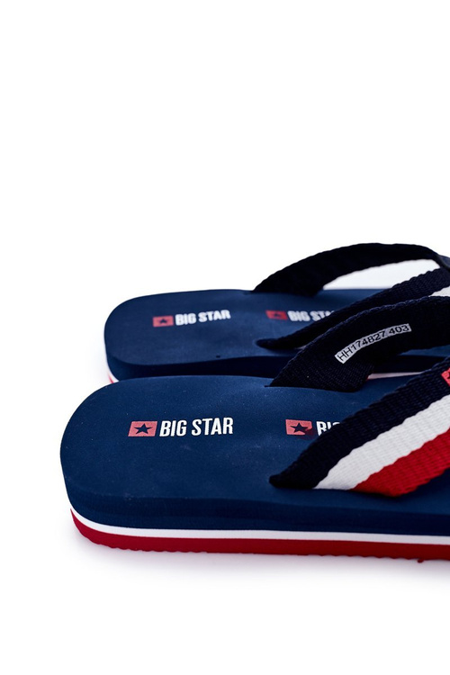 Pánské Nazouváky Žabky Big Star HH174827 Tmavě Modré