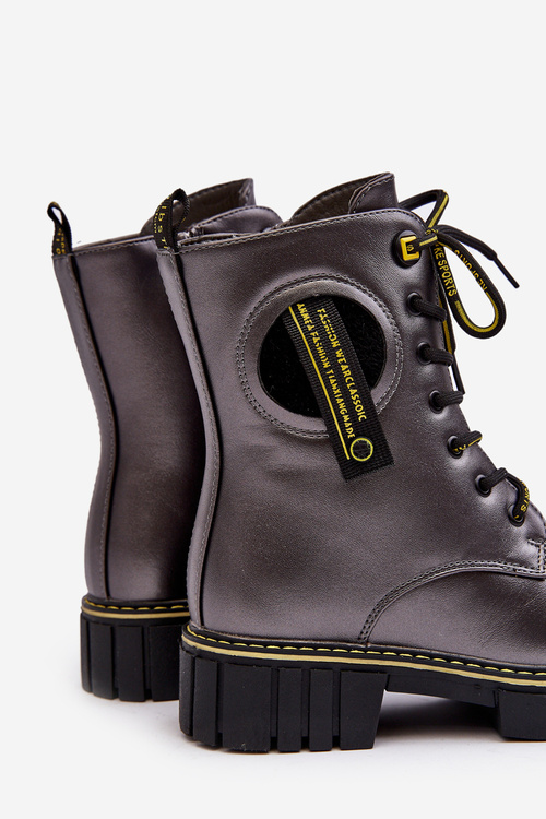 Detské izolované topánky sivé iomare