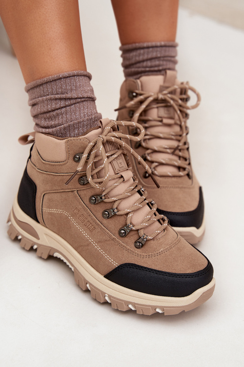 Dámska Turistická Obuv Big Star SS274095 Béžová